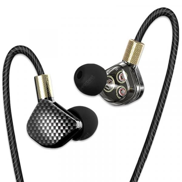 offertehitech-gearbest-QKZ KD6 Six Dynamic Circle Subwoofer Headphones In-ear Sports HIFI Hanging Ear Karaoke Mobile Phone  Gearbest
