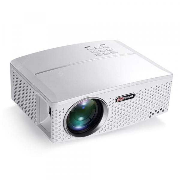 offertehitech-gearbest-VIVIBRIGHT 1800 Lumens LED Projector Built-in Android Bluetooth WIFI Support 1080p White GP80UP  Gearbest