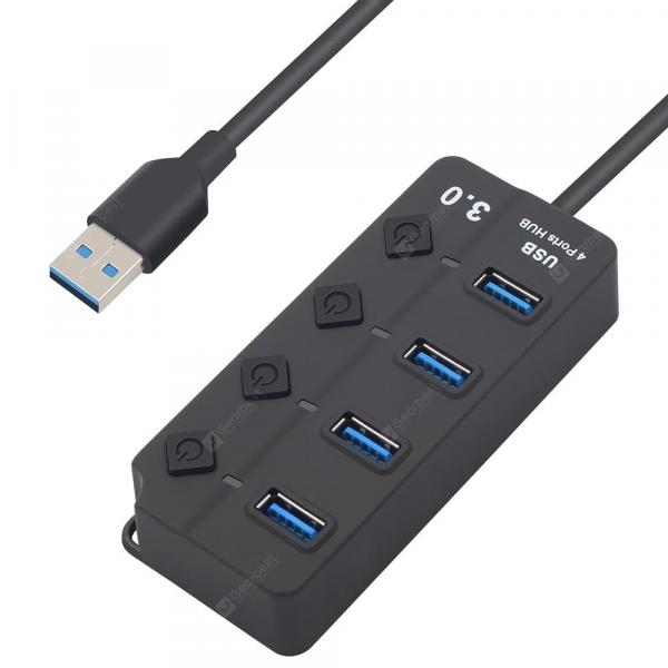 offertehitech-gearbest-gocomma Multiport USB 3.0 Hub with Independent Switch  Gearbest