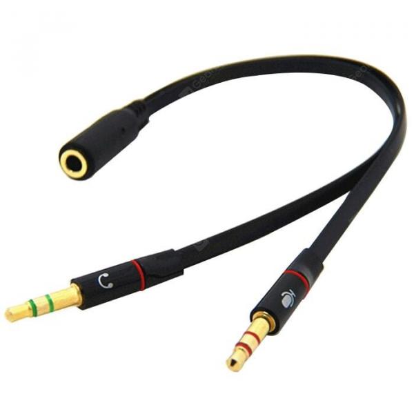 offertehitech-gearbest-3.5mm Female to 2-port 3.5mm Male Audio Cable  Gearbest