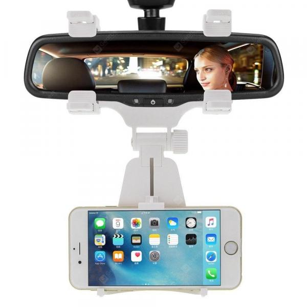 offertehitech-gearbest-360 Degree Rotation Rear View Mirror Mount Phone Holder for Phone 3.5-6 inch  Gearbest