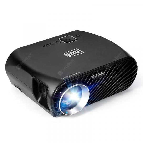 offertehitech-gearbest-AUN Projector GP100 1280x768 Resolution 3200 Lumens Beamer Suppor 1080P Full HD LED TV Home Cinema  Gearbest