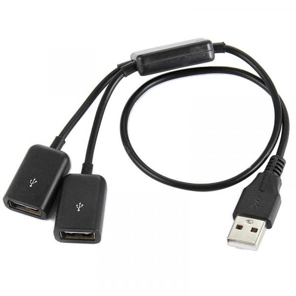 offertehitech-gearbest-CY U2 - 325 USB Male to Dual USB Female Adapter Cable  Gearbest
