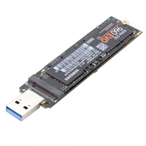 offertehitech-gearbest-CY U3 - 083 USB 3.0 to Nvme M-key M.2 NGFF SSD External PCBA Converter Adapter Card Flash Disk Type  Gearbest