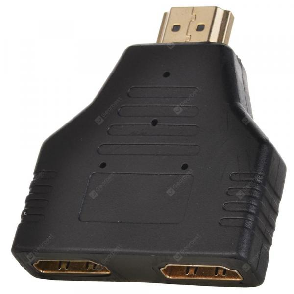 offertehitech-gearbest-Cwxuan HDMI Male to 2 HDMI Female Adapter / Converter  Gearbest