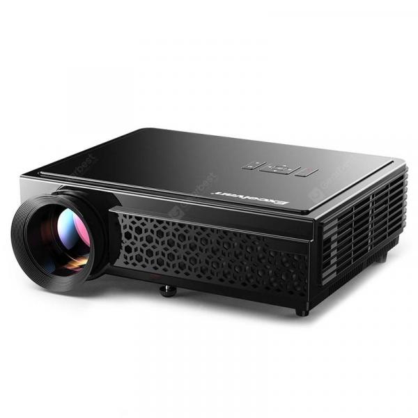 offertehitech-gearbest-Excelvan 96+ Native 1280 x 800 support 1080p Led Projector Black UK PLUG  Gearbest