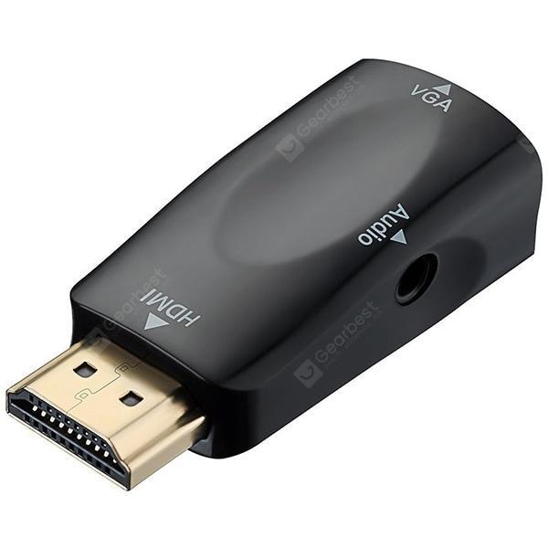 offertehitech-gearbest-HDMI to VGA Converter Adapter for PC/Laptop/DVD  Gearbest