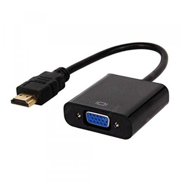 offertehitech-gearbest-HDMI to VGA Moread Gold-Plated Adapter  Gearbest