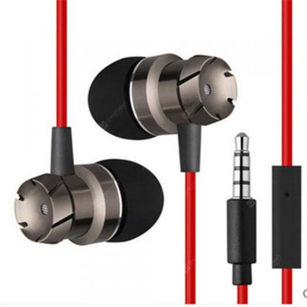 offertehitech-gearbest-In Ear Headphones  Earbuds with Line-in Microphone Heavy Bass Dynamic Driver Earphones with Non Tangle Fabric Braid  Gearbest