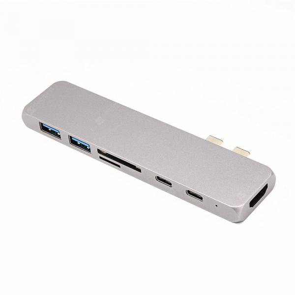 offertehitech-gearbest-Macbook Hub to HDMI  Double Type-c Adapter  Gearbest
