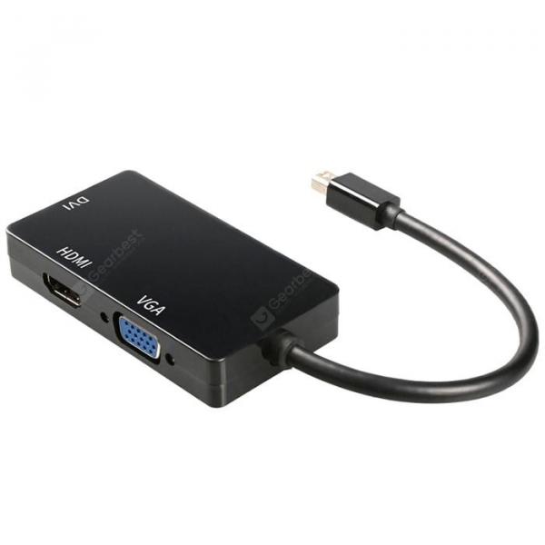 offertehitech-gearbest-Mini DP to VGA / HDMI / DVI Converter Adapter  Gearbest