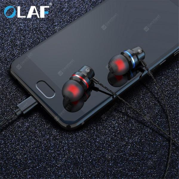 offertehitech-gearbest-OLAF  Wire Earphone In-ear 4D Sound Good Voice Bluetooth Sport for Type C interface for phone  Gearbest