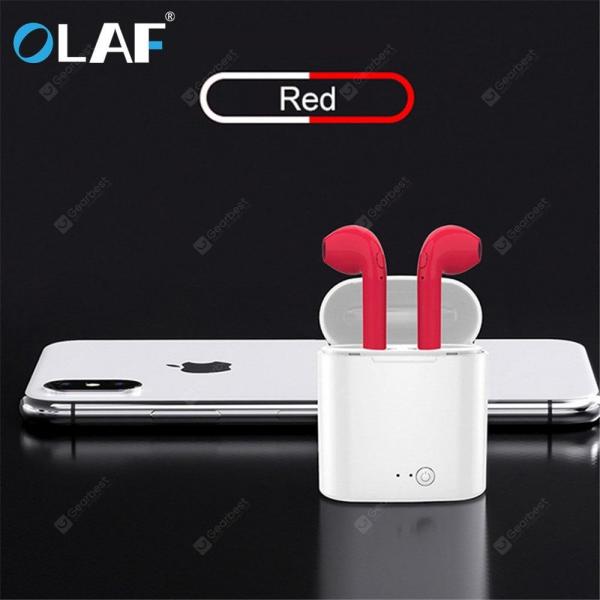 offertehitech-gearbest-OLAF i7s Bluetooth Earphone Mini Wireless Earbud Sport Cordless Headset with Charging Box for iphone  Gearbest