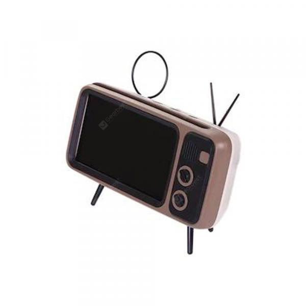 offertehitech-gearbest-PTH800 Portable Wireless Bluetooth Speaker Retro TV Stand with Display  Gearbest