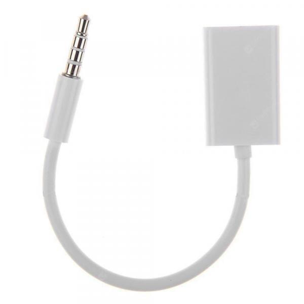 offertehitech-gearbest-SZKINSTON 2 pcs 3.5mm Male AUX Audio to USB 3.0 Female OTG Adapter Cable  Gearbest