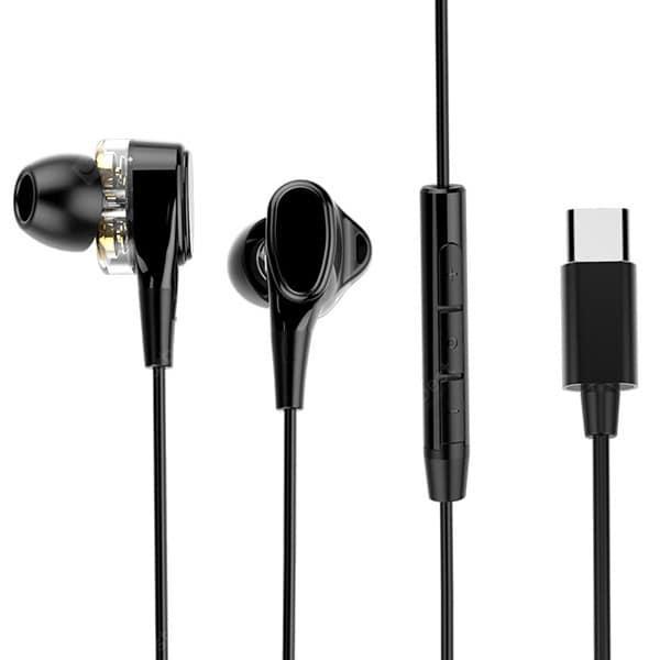offertehitech-gearbest-Type-C Headphone Control Ear Type for Huawei P20 / Xiaomi 6/8SE / Black Shark Mix2s  Gearbest