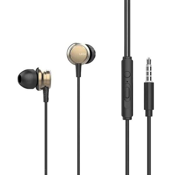offertehitech-gearbest-UIISII HM9 Selling Wired Noise Cancelling Dynamic Heavy Bass Music Metal In-ear with Mic Earphone for iPhone Xiaomi Samsung  Gearbest