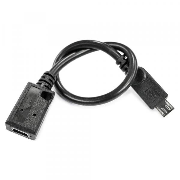 offertehitech-gearbest-Universal Micro USB Male to Mini USB Female Converter Short Cable -Black  Gearbest