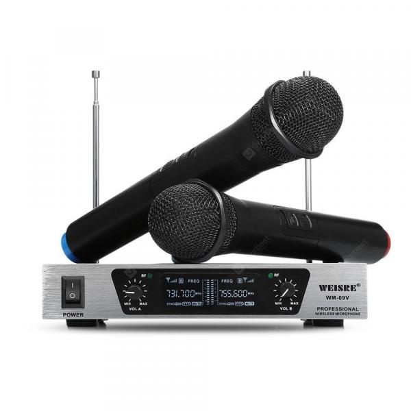offertehitech-gearbest-WEISRE WM - 09V Wireless Microphone System for Home KTV  Gearbest