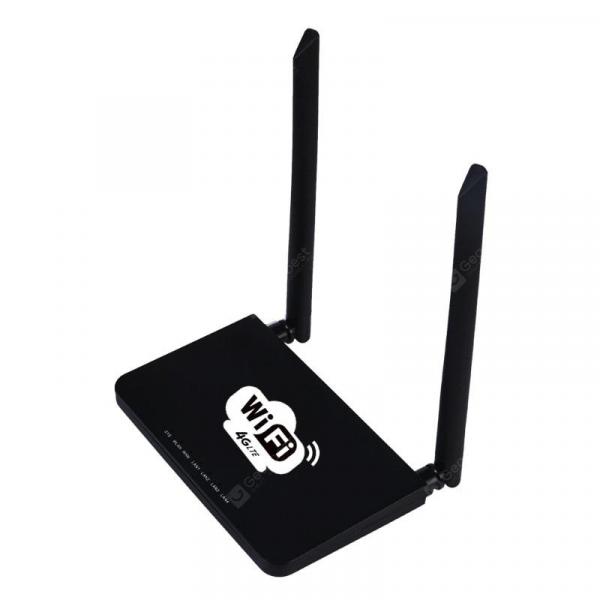 offertehitech-gearbest-300MBPS 4G Lte Wireless CPE Router 802.11B/G/N European Adapter Black  Gearbest