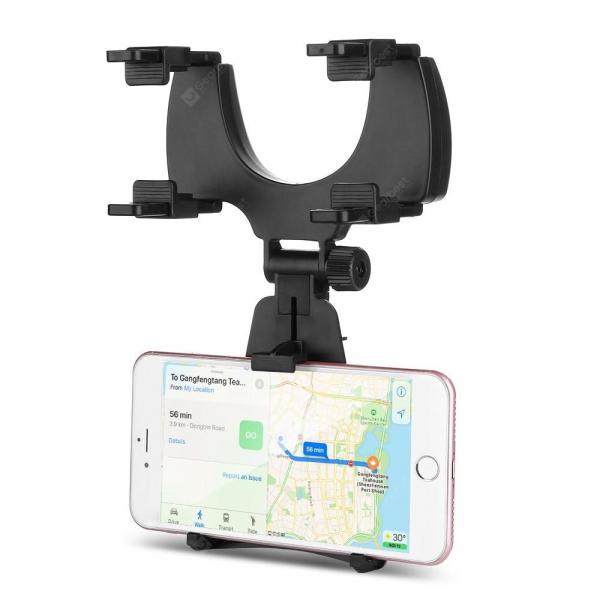 offertehitech-gearbest-360 Degree Rotation Rear View Mirror Mount Phone Holder  Gearbest