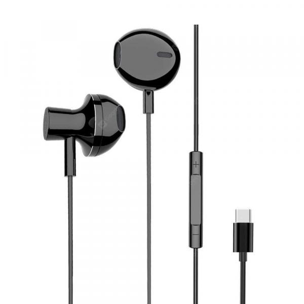 offertehitech-gearbest-Type-C StereoWith Mic Portable in-Ear Headphones for Samsung / Xiaomi / Huawei  Gearbest
