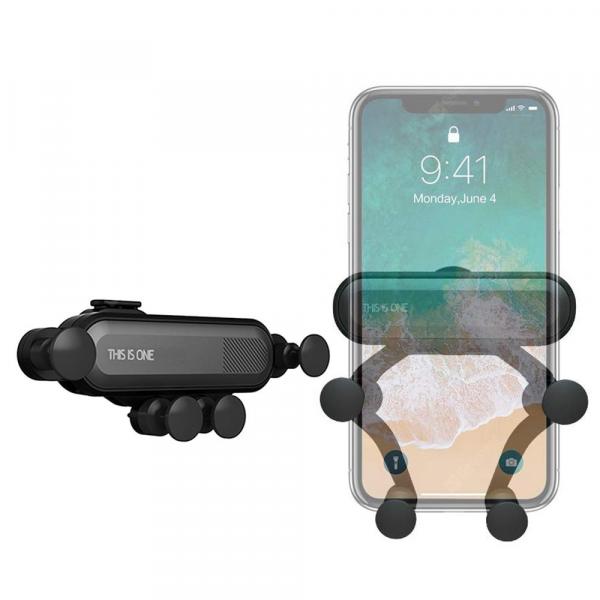 offertehitech-gearbest-360-Degree Rotation Gravity Car Air Outlet Phone Holder for iPhone