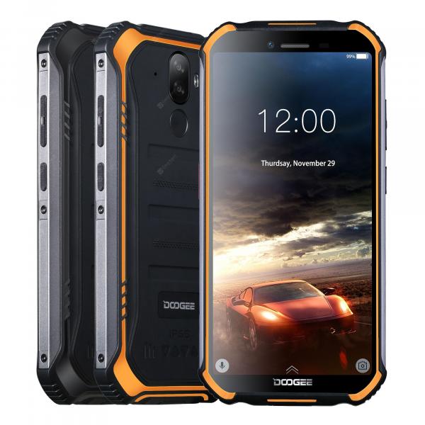 offertehitech-gearbest-DOOGEE S40 Rugged Mobile Phone 5.5inch 4650mAh MT6739 Quad Core 3GB 32GB Android 9.0 8.0MP IP68