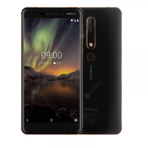 offertehitech-gearbest-Nokia 6.1 Global Version 5.5 inch FHD NFC Android 9.0 Snapdragon 630 Octa Core 4G SmartPhone