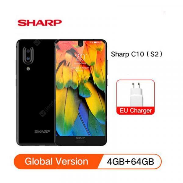 offertehitech-gearbest-SHARP AQUOS C10 S2 Global Version SmartPhone Android8.0