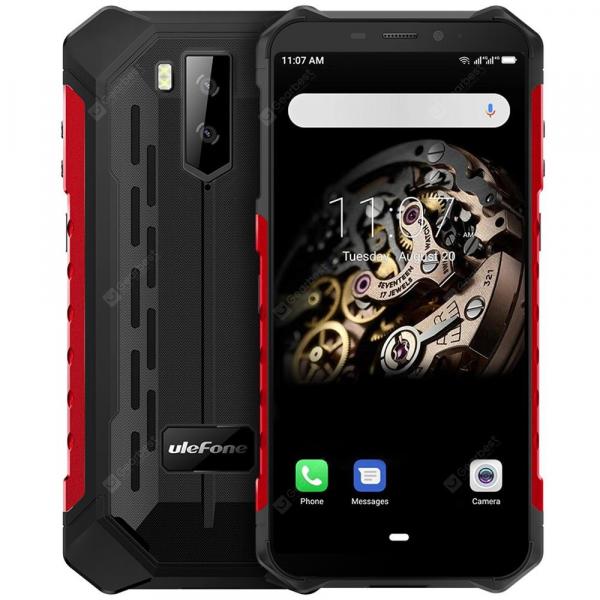 offertehitech-gearbest-Ulefone Armor X5 Red EU Cell phones