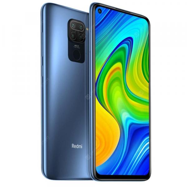 offertehitech-gearbest-Xiaomi Redmi Note 9 Global Version 6.53 Inch 48MP Quad Camera 5020mAh Helio G85 Octa Core 4G Smartphone